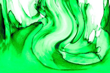 Alkol mürekkebi ve renkli soyut modern resim arka planıyla yapılmış yüksek kalite modern soyut resim..