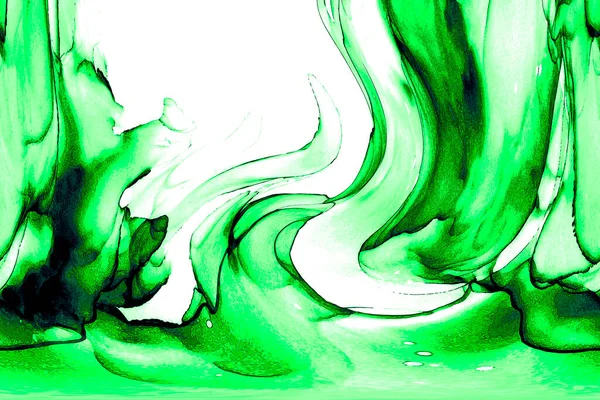 Pittura Moderna Astratta Alta Qualità Resa Con Inchiostro Alcool Colorato — Foto Stock