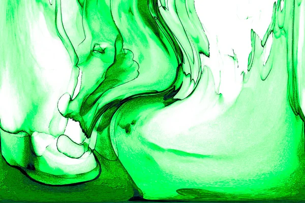 Pintura Abstrata Moderna Alta Qualidade Renderizada Com Tinta Alcoólica Fundo — Fotografia de Stock