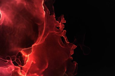 Alkol mürekkebinden yapılmış doğal akışkan sanat tablosu. Yumuşak, rüya gibi renkler. Aurora oluştur. Şeffaf dalgalı hatları ateşle.