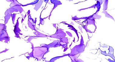 Alkol mürekkebinden yapılmış doğal akışkan sanat tablosu. Yumuşak, rüya gibi renkler. Aurora oluştur. Şeffaf dalgalı hatları ateşle.