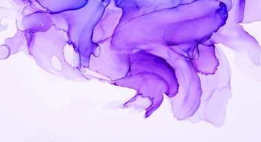 Alkol mürekkebinden yapılmış doğal akışkan sanat tablosu. Yumuşak, rüya gibi renkler. Aurora oluştur. Şeffaf dalgalı hatları ateşle.