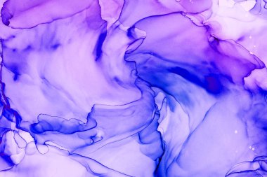 Alkol mürekkebinden yapılmış doğal akışkan sanat tablosu. Yumuşak, rüya gibi renkler. Aurora oluştur. Şeffaf dalgalı hatları ateşle.