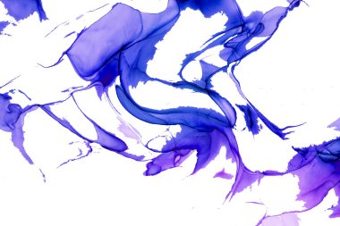 Alkol mürekkebinden yapılmış doğal akışkan sanat tablosu. Yumuşak, rüya gibi renkler. Aurora oluştur. Şeffaf dalgalı hatları ateşle.