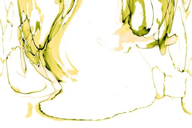 Alkol mürekkebinden yapılmış doğal akışkan sanat tablosu. Yumuşak, rüya gibi renkler. Aurora oluştur. Şeffaf dalgalı hatları ateşle.