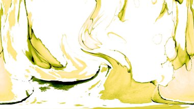 Alkol mürekkebinden yapılmış doğal akışkan sanat tablosu. Yumuşak, rüya gibi renkler. Aurora oluştur. Şeffaf dalgalı hatları ateşle.