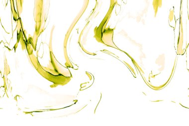 Alkol mürekkebinden yapılmış doğal akışkan sanat tablosu. Yumuşak, rüya gibi renkler. Aurora oluştur. Şeffaf dalgalı hatları ateşle.