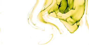 Alkol mürekkebinden yapılmış doğal akışkan sanat tablosu. Yumuşak, rüya gibi renkler. Aurora oluştur. Şeffaf dalgalı hatları ateşle.