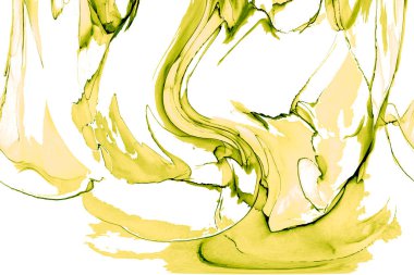 Alkol mürekkebinden yapılmış doğal akışkan sanat tablosu. Yumuşak, rüya gibi renkler. Aurora oluştur. Şeffaf dalgalı hatları ateşle.