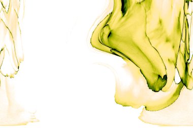 Alkol mürekkebinden yapılmış doğal akışkan sanat tablosu. Yumuşak, rüya gibi renkler. Aurora oluştur. Şeffaf dalgalı hatları ateşle.