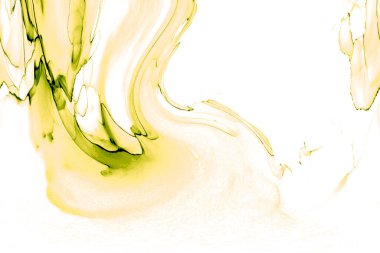 Alkol mürekkebinden yapılmış doğal akışkan sanat tablosu. Yumuşak, rüya gibi renkler. Aurora oluştur. Şeffaf dalgalı hatları ateşle.