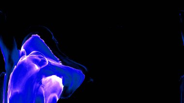 Alkol mürekkebinden yapılmış doğal akışkan sanat tablosu. Yumuşak, rüya gibi renkler. Aurora oluştur. Şeffaf dalgalı hatları ateşle.