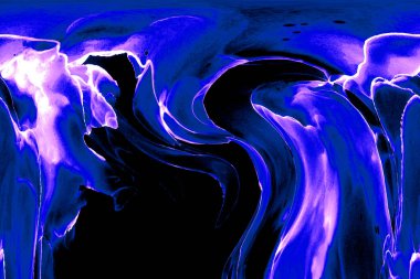Alkol mürekkebinden yapılmış doğal akışkan sanat tablosu. Yumuşak, rüya gibi renkler. Aurora oluştur. Şeffaf dalgalı hatları ateşle.