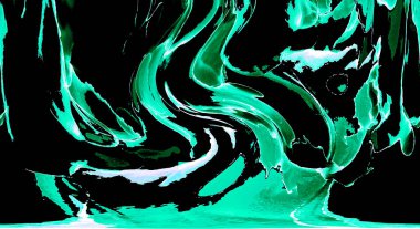 Alkol mürekkebinden yapılmış doğal akışkan sanat tablosu. Yumuşak, rüya gibi renkler. Aurora oluştur. Şeffaf dalgalı hatları ateşle.