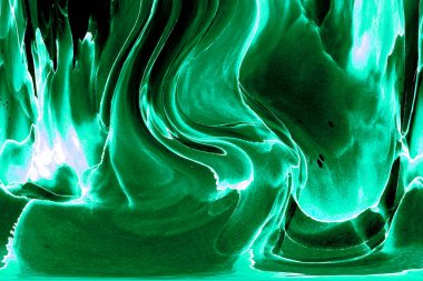 Alkol mürekkebinden yapılmış doğal akışkan sanat tablosu. Yumuşak, rüya gibi renkler. Aurora oluştur. Şeffaf dalgalı hatları ateşle.