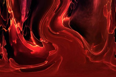 Alkol mürekkebinden yapılmış doğal akışkan sanat tablosu. Yumuşak, rüya gibi renkler. Aurora oluştur. Şeffaf dalgalı hatları ateşle.