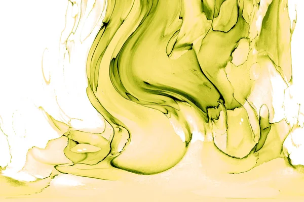 Alkol mürekkebinden yapılmış doğal akışkan sanat tablosu. Yumuşak, rüya gibi renkler. Aurora oluştur. Şeffaf dalgalı hatları ateşle.