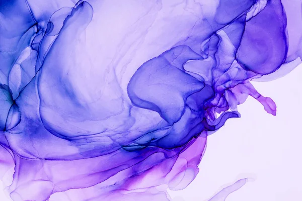 Alkol mürekkebinden yapılmış doğal akışkan sanat tablosu. Yumuşak, rüya gibi renkler. Aurora oluştur. Şeffaf dalgalı hatları ateşle.