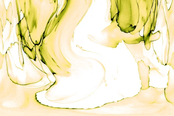 Alkol mürekkebinden yapılmış doğal akışkan sanat tablosu. Yumuşak, rüya gibi renkler. Aurora oluştur. Şeffaf dalgalı hatları ateşle.