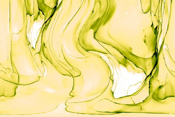 Alkol mürekkebinden yapılmış doğal akışkan sanat tablosu. Yumuşak, rüya gibi renkler. Aurora oluştur. Şeffaf dalgalı hatları ateşle.