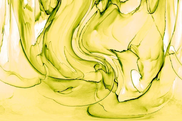 Alkol mürekkebinden yapılmış doğal akışkan sanat tablosu. Yumuşak, rüya gibi renkler. Aurora oluştur. Şeffaf dalgalı hatları ateşle.