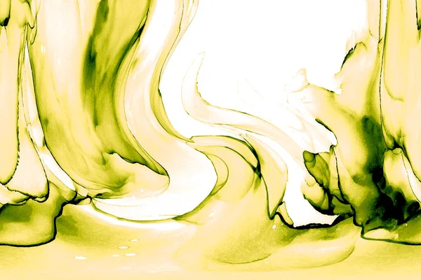 Alkol mürekkebinden yapılmış doğal akışkan sanat tablosu. Yumuşak, rüya gibi renkler. Aurora oluştur. Şeffaf dalgalı hatları ateşle.