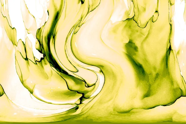 Alkol mürekkebinden yapılmış doğal akışkan sanat tablosu. Yumuşak, rüya gibi renkler. Aurora oluştur. Şeffaf dalgalı hatları ateşle.