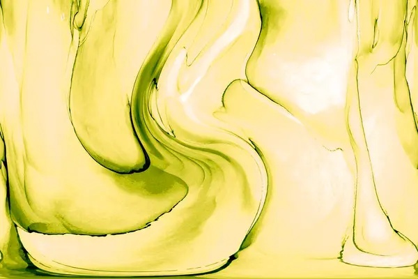 Alkol mürekkebinden yapılmış doğal akışkan sanat tablosu. Yumuşak, rüya gibi renkler. Aurora oluştur. Şeffaf dalgalı hatları ateşle.