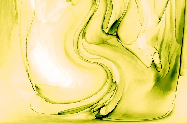 Alkol mürekkebinden yapılmış doğal akışkan sanat tablosu. Yumuşak, rüya gibi renkler. Aurora oluştur. Şeffaf dalgalı hatları ateşle.