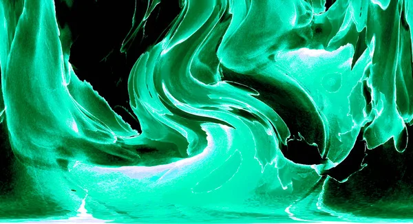 Alkol mürekkebinden yapılmış doğal akışkan sanat tablosu. Yumuşak, rüya gibi renkler. Aurora oluştur. Şeffaf dalgalı hatları ateşle.