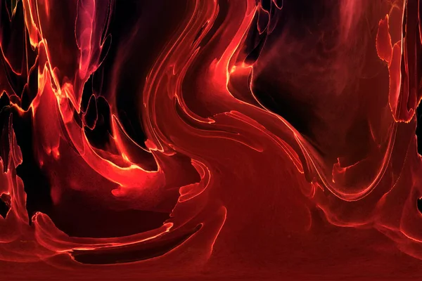 Alkol mürekkebinden yapılmış doğal akışkan sanat tablosu. Yumuşak, rüya gibi renkler. Aurora oluştur. Şeffaf dalgalı hatları ateşle.