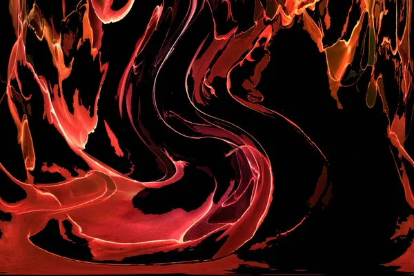 Alkol mürekkebinden yapılmış doğal akışkan sanat tablosu. Yumuşak, rüya gibi renkler. Aurora oluştur. Şeffaf dalgalı hatları ateşle.