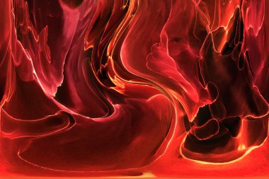 Alkol mürekkebinden yapılmış doğal akışkan sanat tablosu. Yumuşak, rüya gibi renkler. Aurora oluştur. Şeffaf dalgalı hatları ateşle.