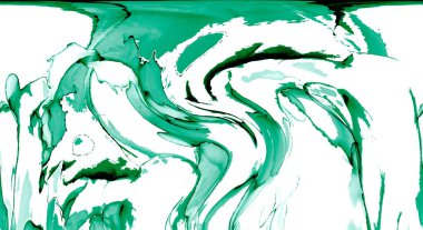 Alkol mürekkebinden yapılmış doğal akışkan sanat tablosu. Yumuşak, rüya gibi renkler. Aurora oluştur. Şeffaf dalgalı hatları ateşle.