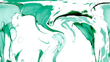 Alkol mürekkebinden yapılmış doğal akışkan sanat tablosu. Yumuşak, rüya gibi renkler. Aurora oluştur. Şeffaf dalgalı hatları ateşle.