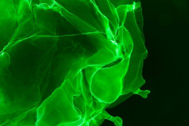 Alkol mürekkebi teknikli doğal akışkan resim. Yumuşak rüya renkleri şeffaf dalgalı çizgiler oluşturur.