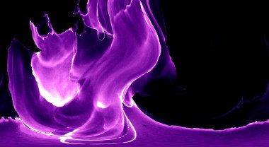 Alkol mürekkebi teknikli doğal akışkan resim. Yumuşak rüya renkleri şeffaf dalgalı çizgiler oluşturur.