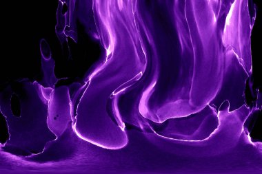 Alkol mürekkebi teknikli doğal akışkan resim. Yumuşak rüya renkleri şeffaf dalgalı çizgiler oluşturur.