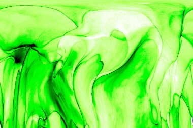 Alkol mürekkebi teknikli doğal akışkan resim. Yumuşak rüya renkleri şeffaf dalgalı çizgiler oluşturur.