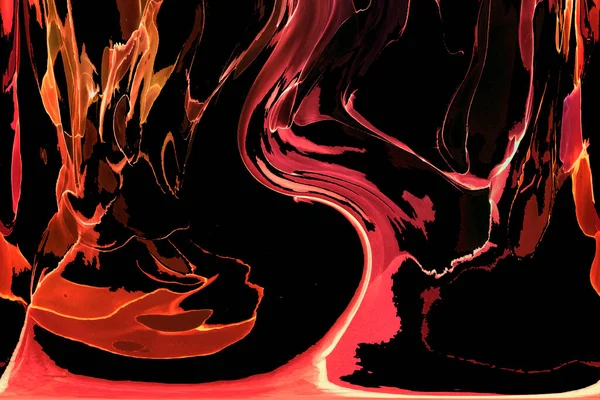 Alkol mürekkebinden yapılmış doğal akışkan sanat tablosu. Yumuşak, rüya gibi renkler. Aurora oluştur. Şeffaf dalgalı hatları ateşle.
