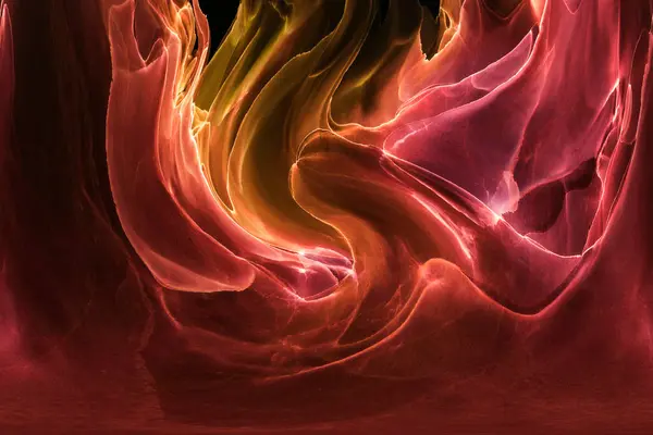 Alkol mürekkebinden yapılmış doğal akışkan sanat tablosu. Yumuşak, rüya gibi renkler. Aurora oluştur. Şeffaf dalgalı hatları ateşle.