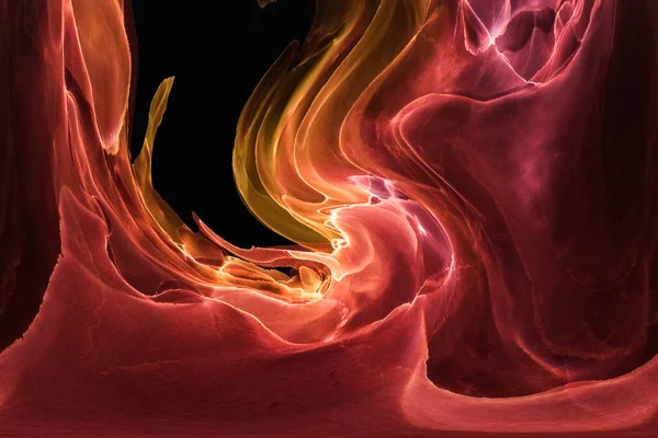 Alkol mürekkebinden yapılmış doğal akışkan sanat tablosu. Yumuşak, rüya gibi renkler. Aurora oluştur. Şeffaf dalgalı hatları ateşle.