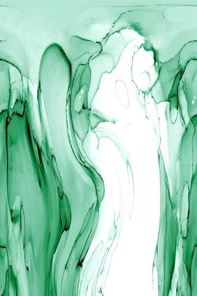 Alkol mürekkebinden yapılmış doğal akışkan sanat tablosu. Yumuşak, rüya gibi renkler. Aurora oluştur. Şeffaf dalgalı hatları ateşle.