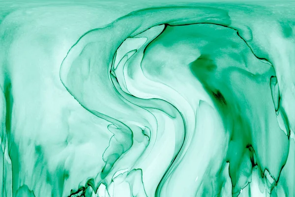 Alkol mürekkebinden yapılmış doğal akışkan sanat tablosu. Yumuşak, rüya gibi renkler. Aurora oluştur. Şeffaf dalgalı hatları ateşle.