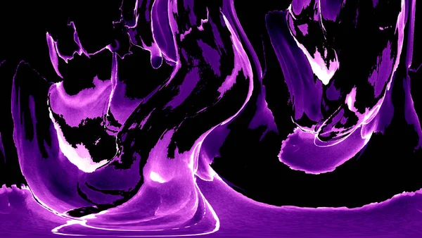 Alkol mürekkebi teknikli doğal akışkan resim. Yumuşak rüya renkleri şeffaf dalgalı çizgiler oluşturur.