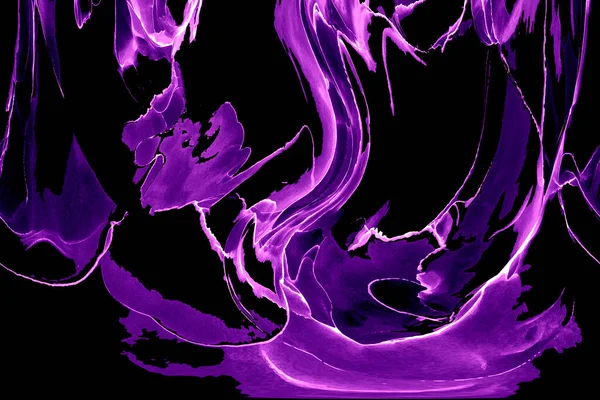 Alkol mürekkebi teknikli doğal akışkan resim. Yumuşak rüya renkleri şeffaf dalgalı çizgiler oluşturur.