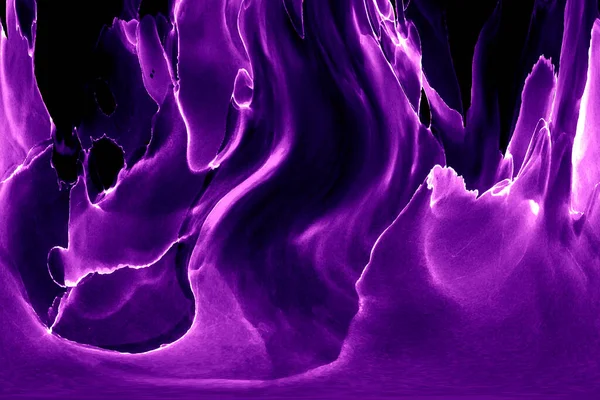 Alkol mürekkebi teknikli doğal akışkan resim. Yumuşak rüya renkleri şeffaf dalgalı çizgiler oluşturur.