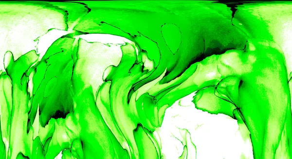 Alkol mürekkebi teknikli doğal akışkan resim. Yumuşak rüya renkleri şeffaf dalgalı çizgiler oluşturur.