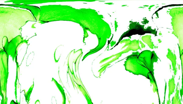 Alkol mürekkebi teknikli doğal akışkan resim. Yumuşak rüya renkleri şeffaf dalgalı çizgiler oluşturur.