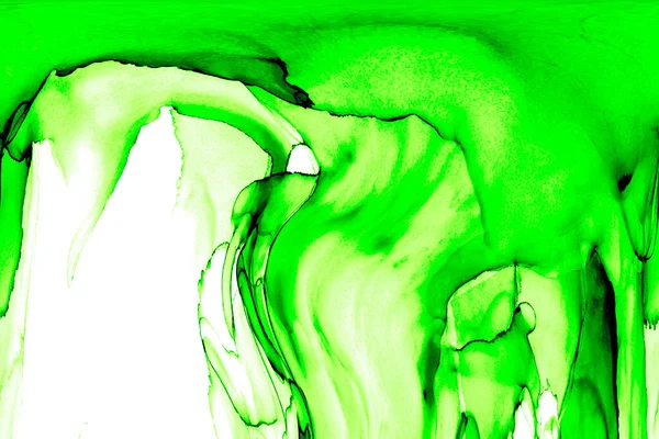 Alkol mürekkebi teknikli doğal akışkan resim. Yumuşak rüya renkleri şeffaf dalgalı çizgiler oluşturur.